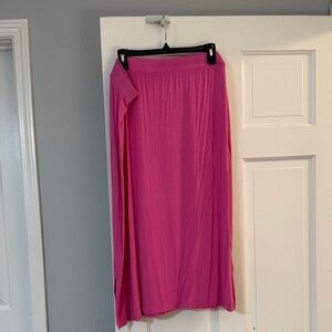 Midi Pink Women's Skirt